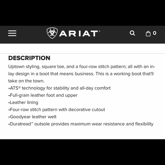 Men’s Ariat Legend Phoenix Western Boot - Picture 5 of 10